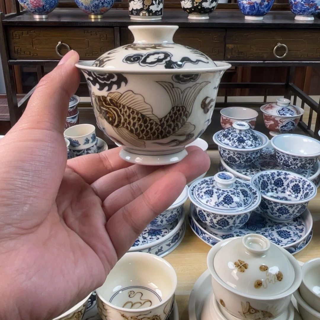 景德镇手工手绘茶具