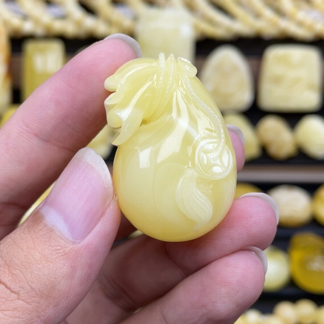 裸石琥珀未镶嵌琥珀蜜蜡