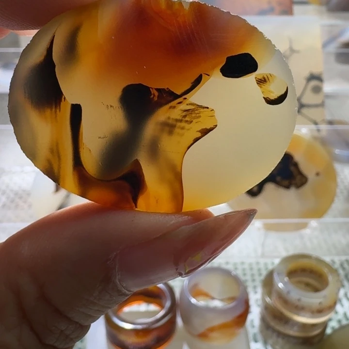 玛瑙/玉髓未镶嵌项链