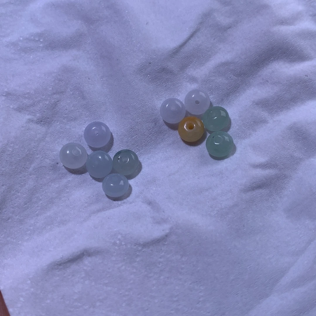 燕***儿翡翠散珠散珠 美美哒