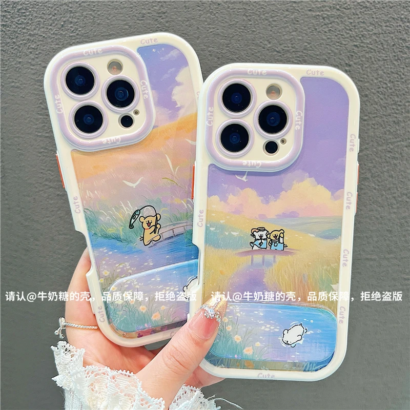 奶油壳适用苹果16/iPhone/华为荣耀/OPPO/VIVO/小米/手机壳爆款潮