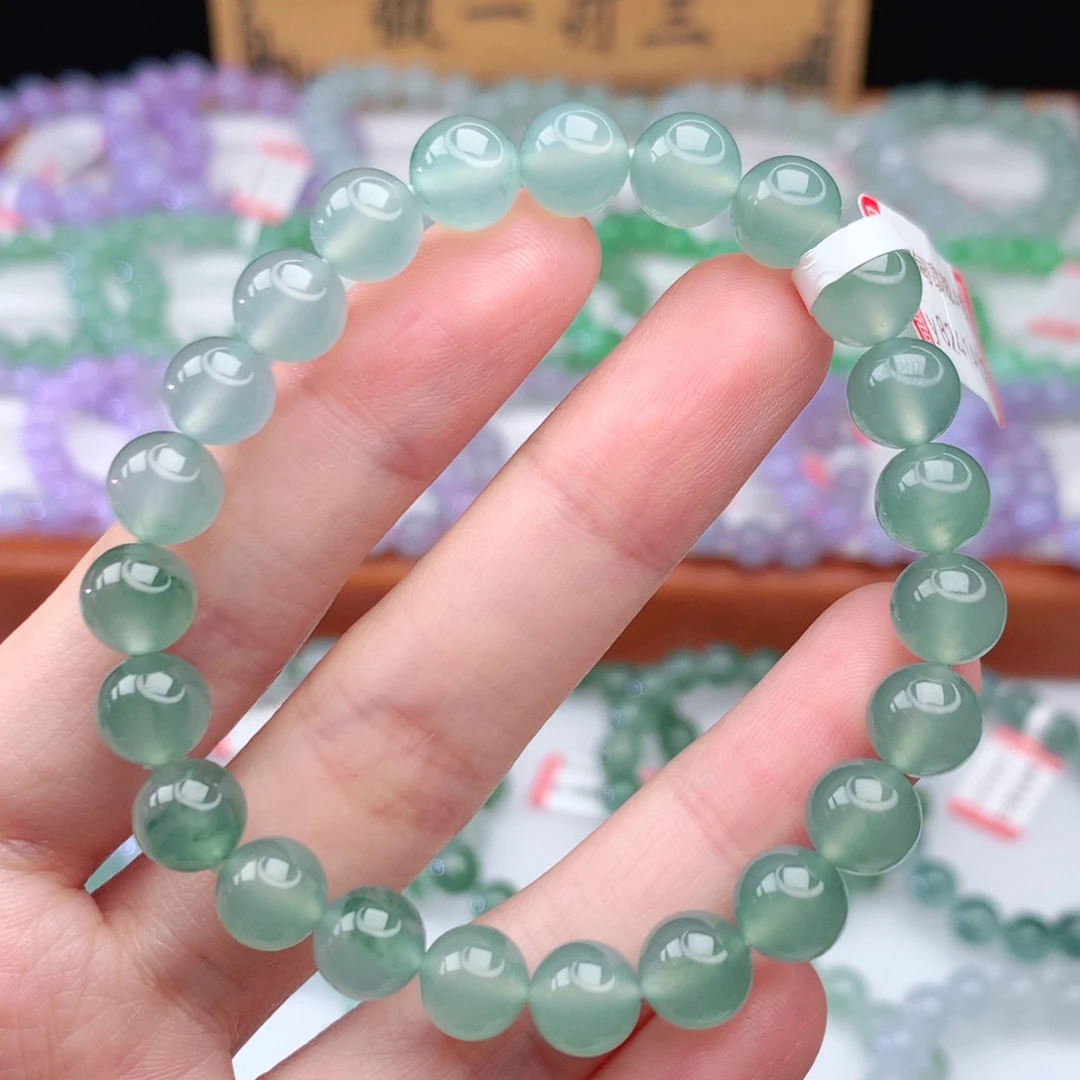 翡翠手链未镶嵌翡翠8mm
