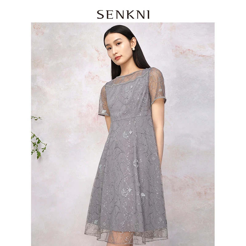 圣可尼蕾丝连衣裙S161223LD