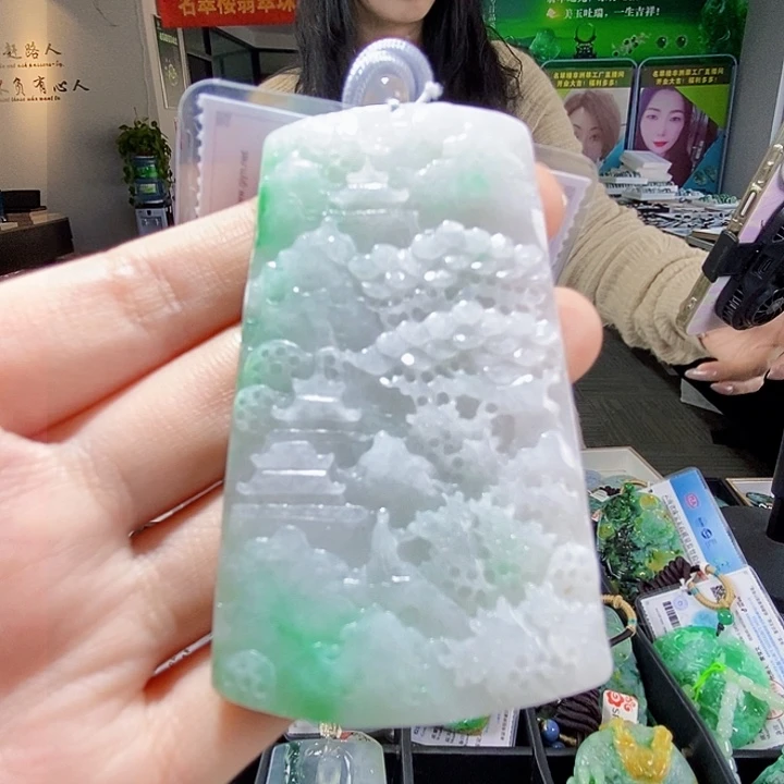 颈饰未镶嵌翡翠翡翠