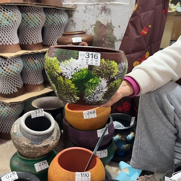 彩绘316高度14口径19