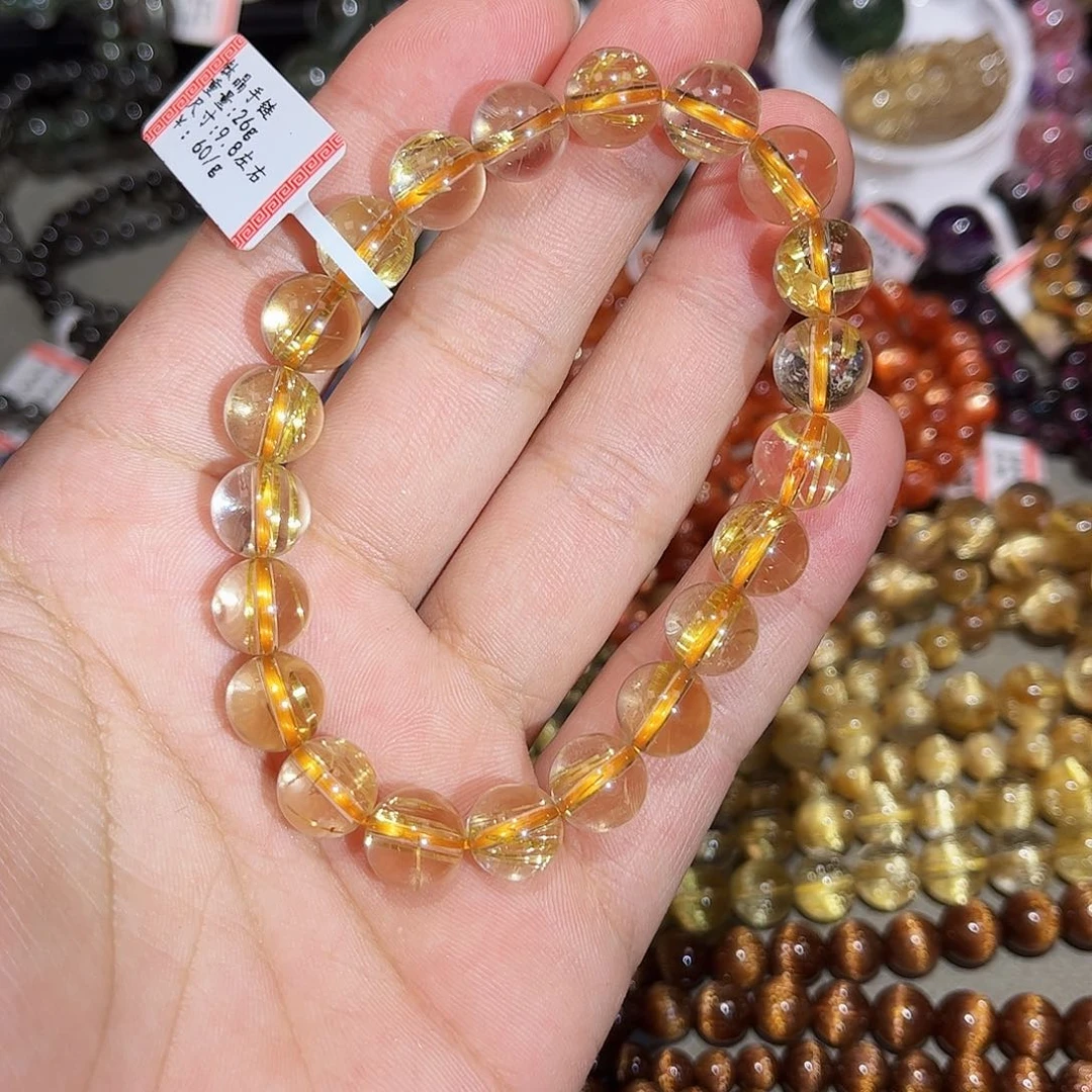 水晶手链未镶嵌钛晶手串