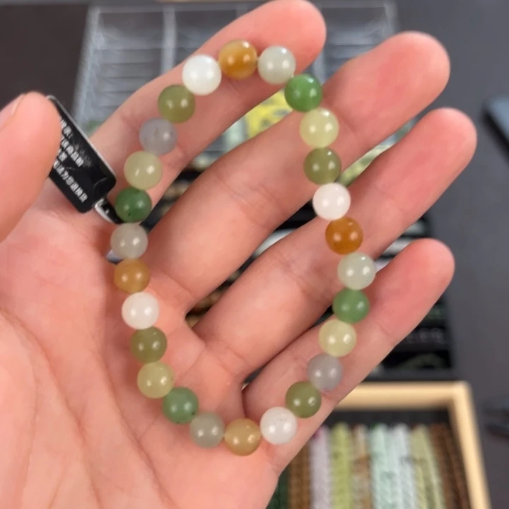 手链未镶嵌和田玉（糖玉）
