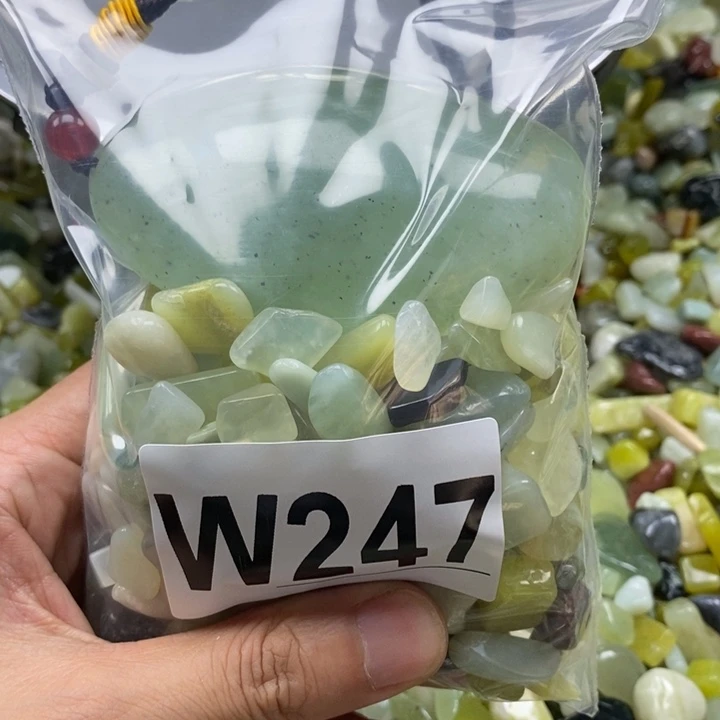 未镶嵌蛇纹石玉鱼缸石