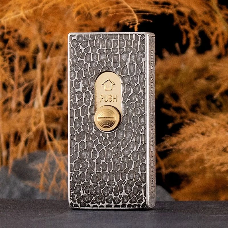 佐罗ZORRO升级二代火柴盒升降煤油打火机个性复古古银高端商务机