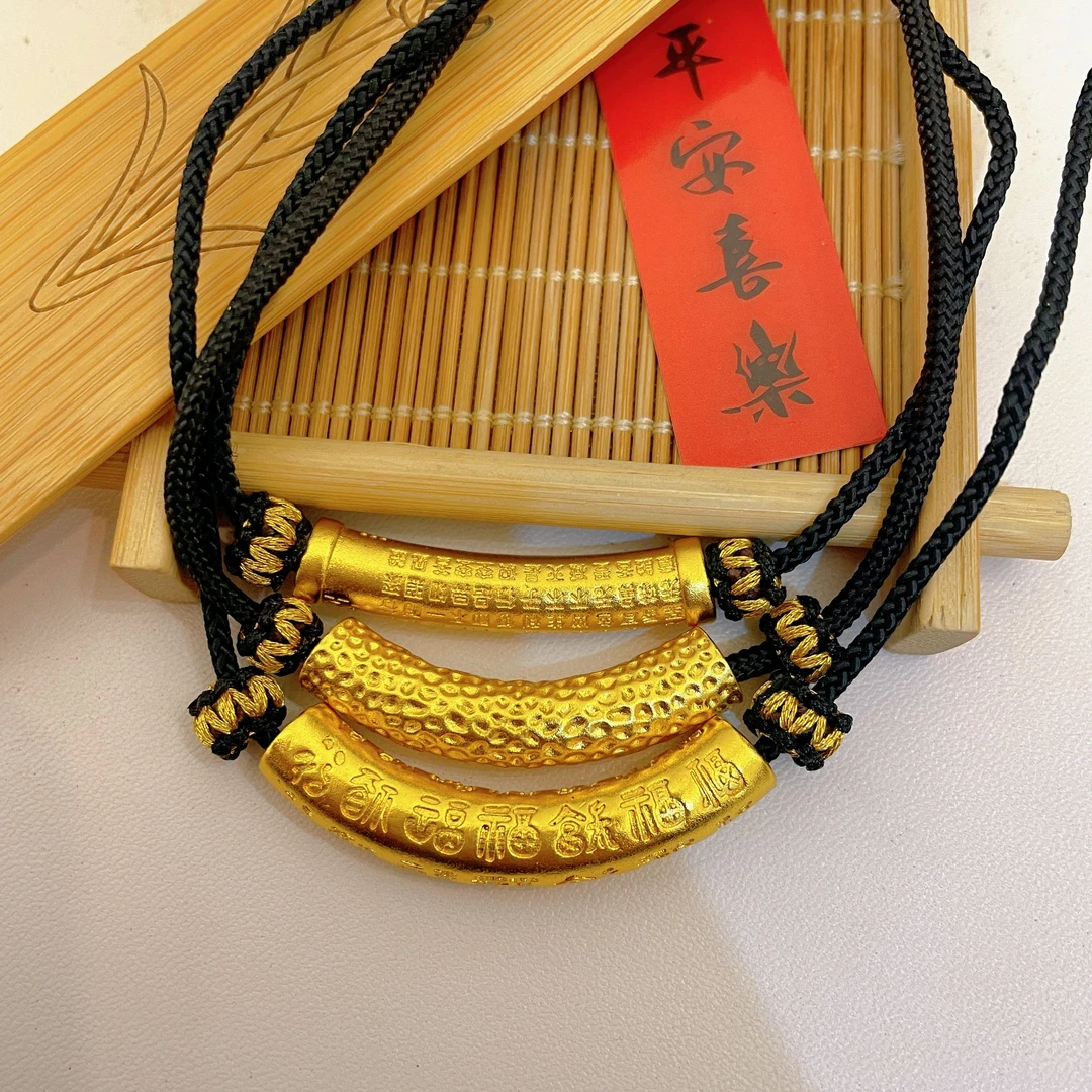 合金吊坠 弯管吊坠复古时尚挂坠配绳