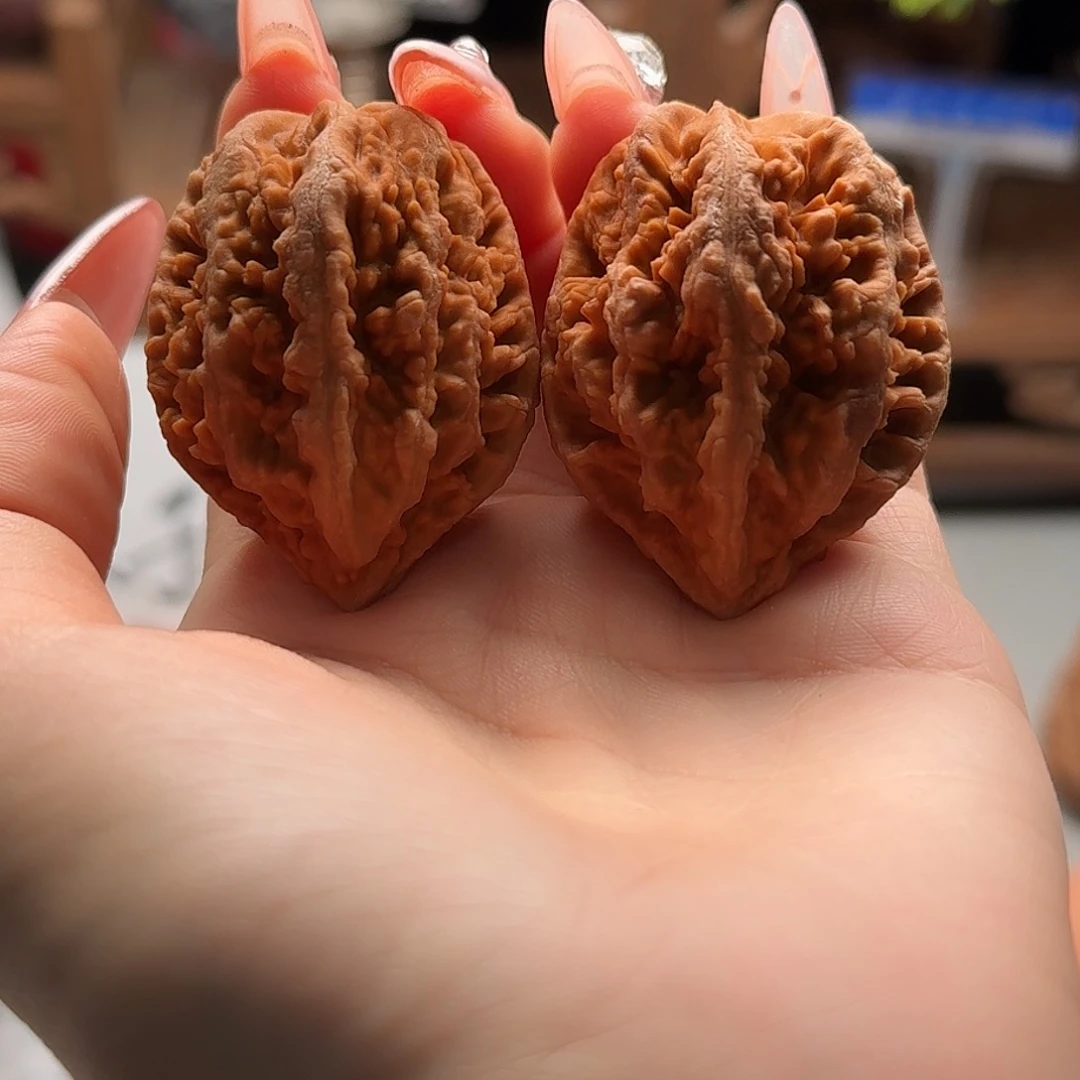 文玩核桃把件楸百核90