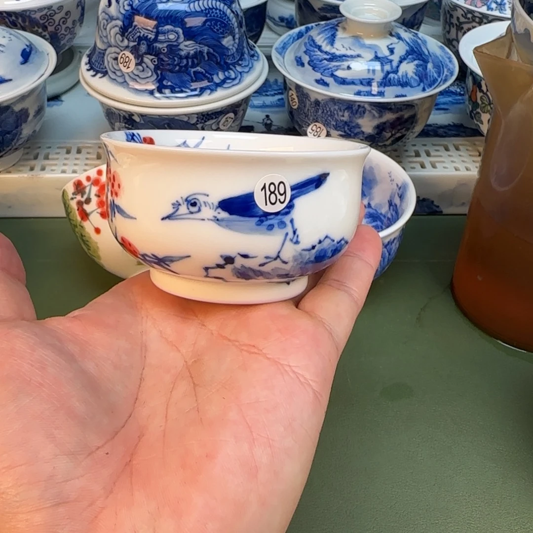 彦祖纯手工手绘茶具189