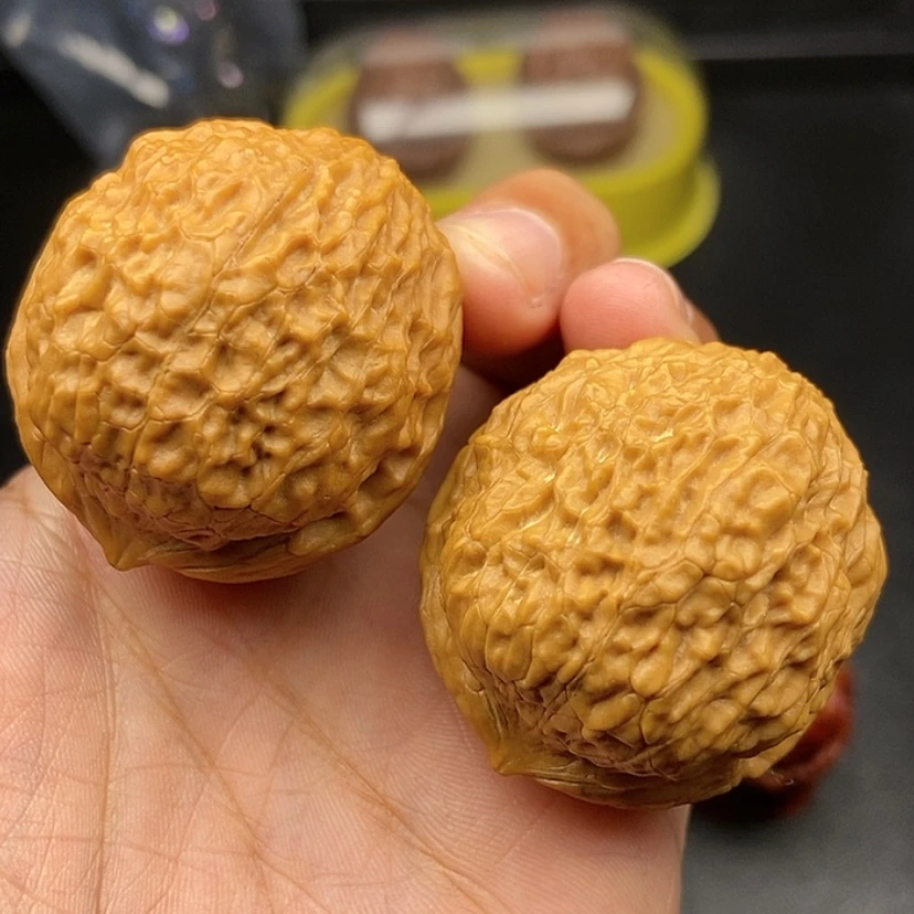 【闪购商品】把件文玩核桃41尺密纹狮子头54.5克