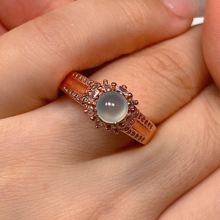 翡翠未镶嵌耳饰翡翠蛋面