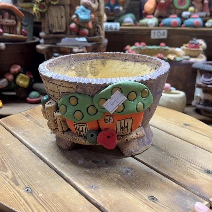 嘻哈多肉花盆百搭