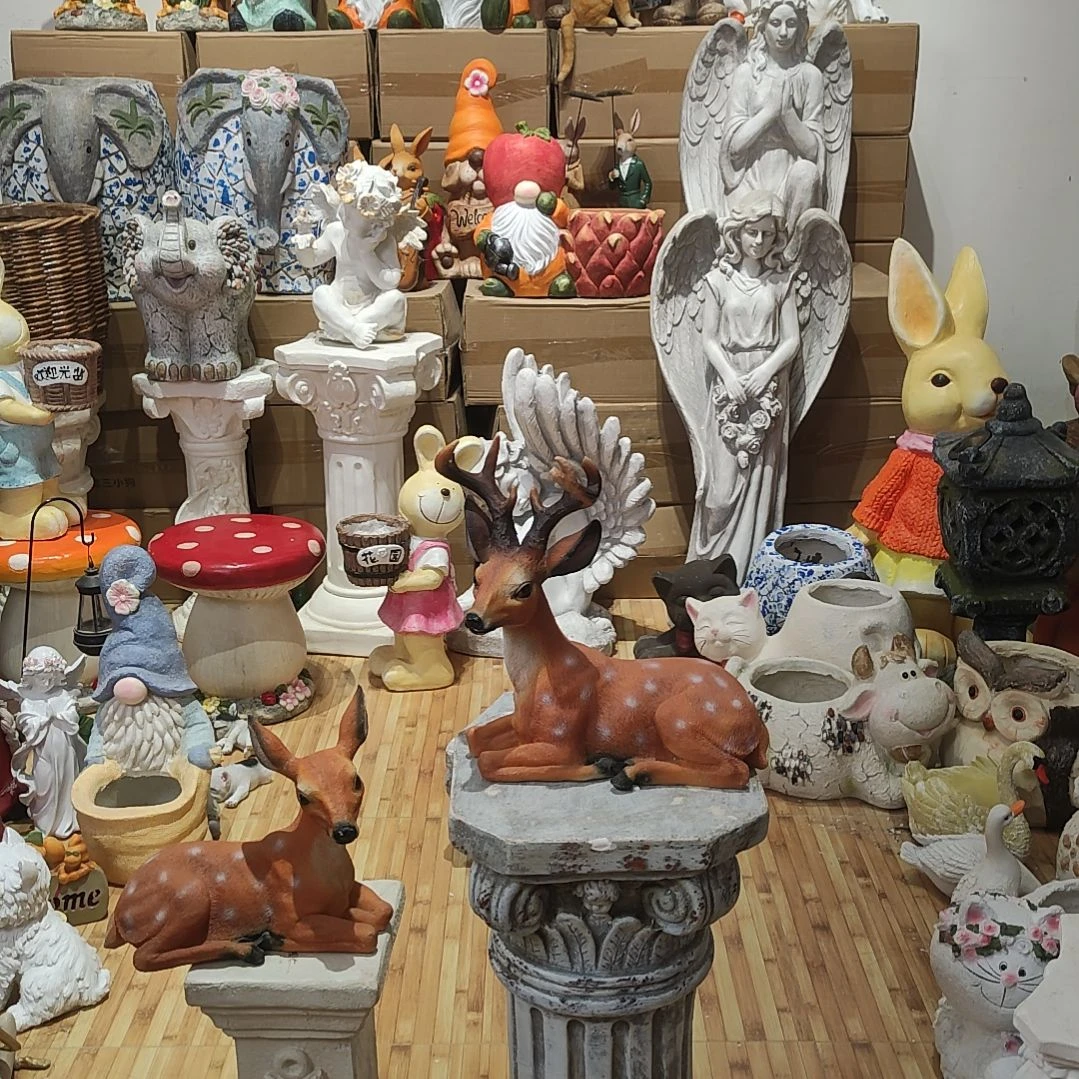 树脂树脂情侣鹿一对