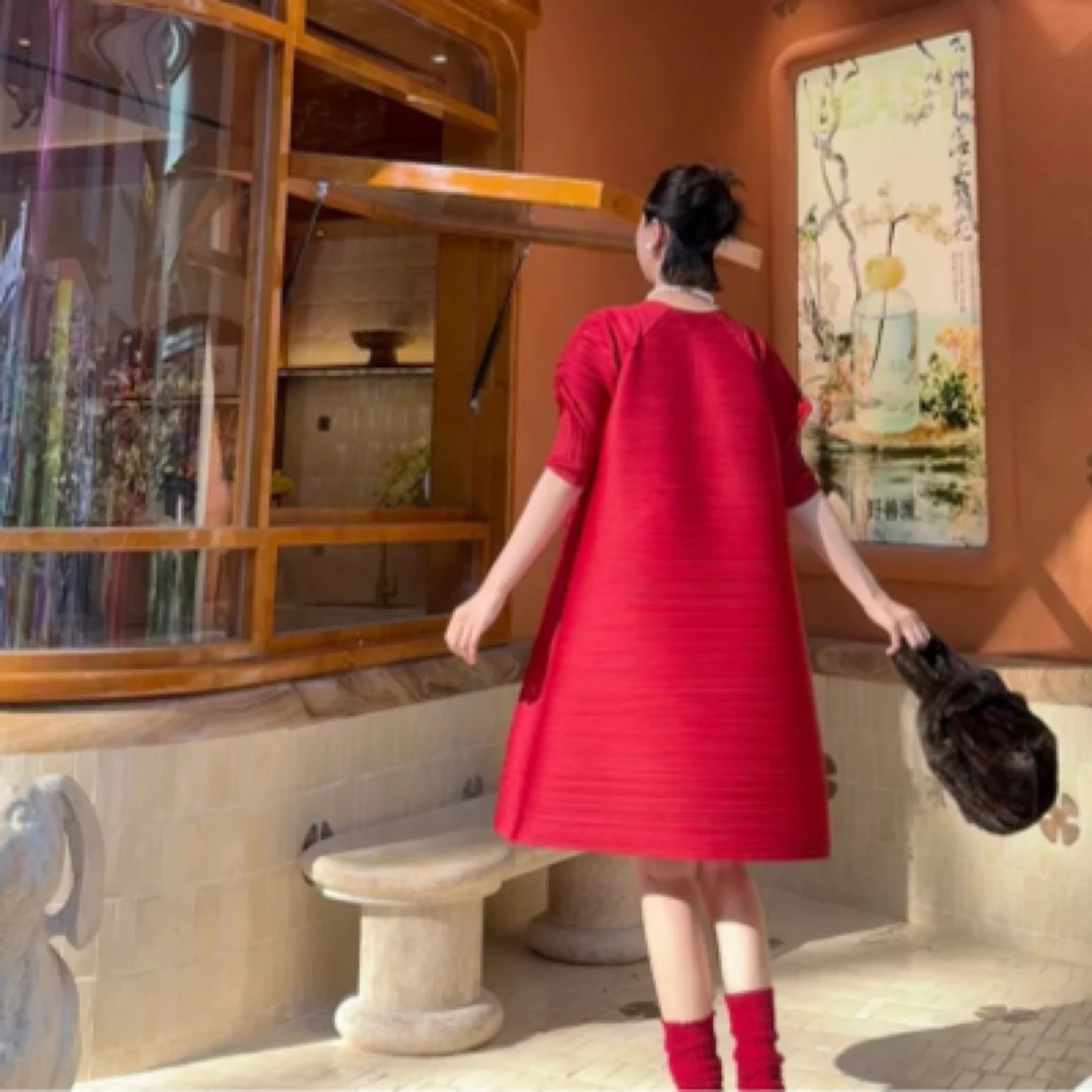 【1300】原版褶皱显瘦气质时尚高级