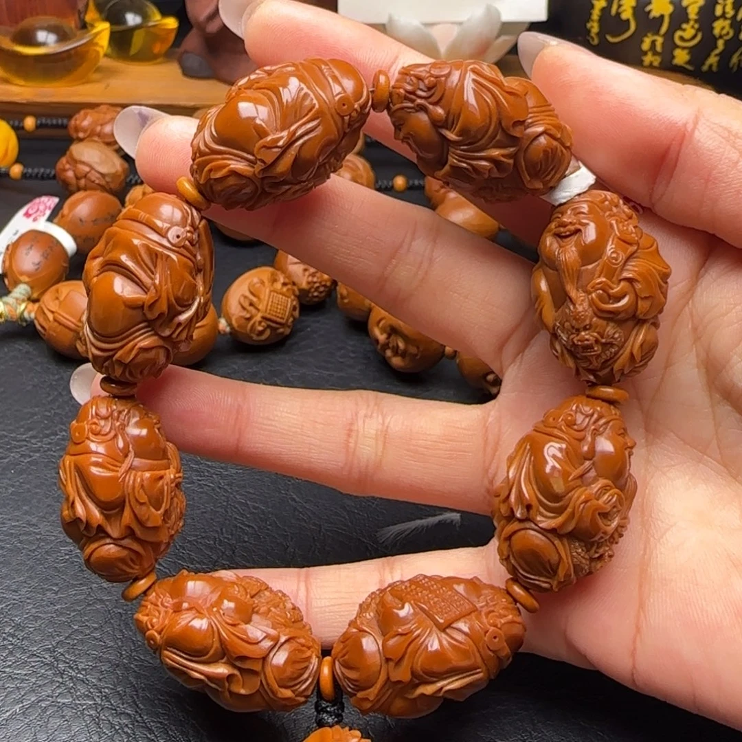 橄榄核手串/手链御龙财神