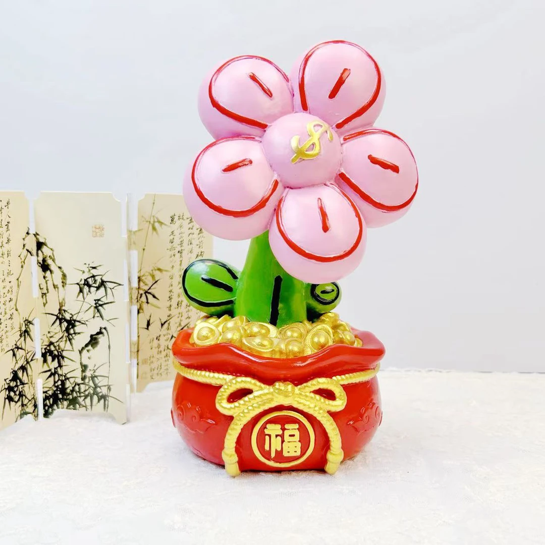 福袋有钱花轻奢时尚客厅酒柜玄关卧室装饰品摆件开业乔迁生日礼物