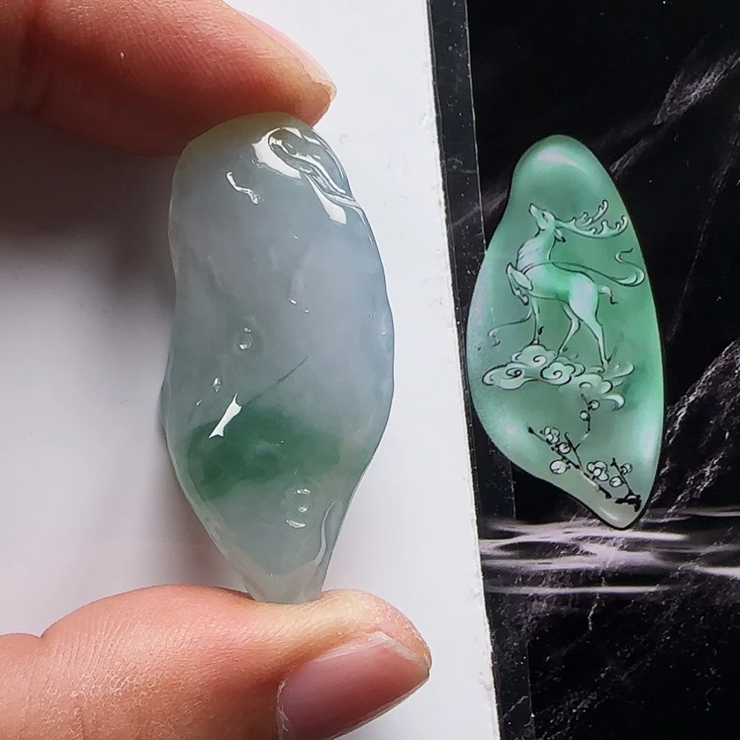 定制翡翠未镶嵌翡翠