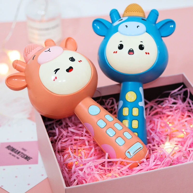 儿童蓝牙家用麦克风话筒玩具宝宝卡拉OK音响一体无线手机播放音乐