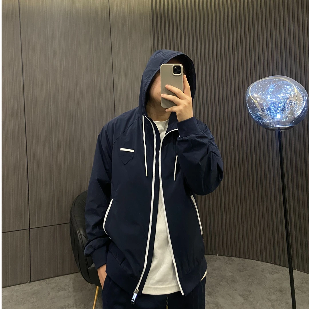 马丁叔叔 25新款高级感开衫拉链连帽款冲锋衣