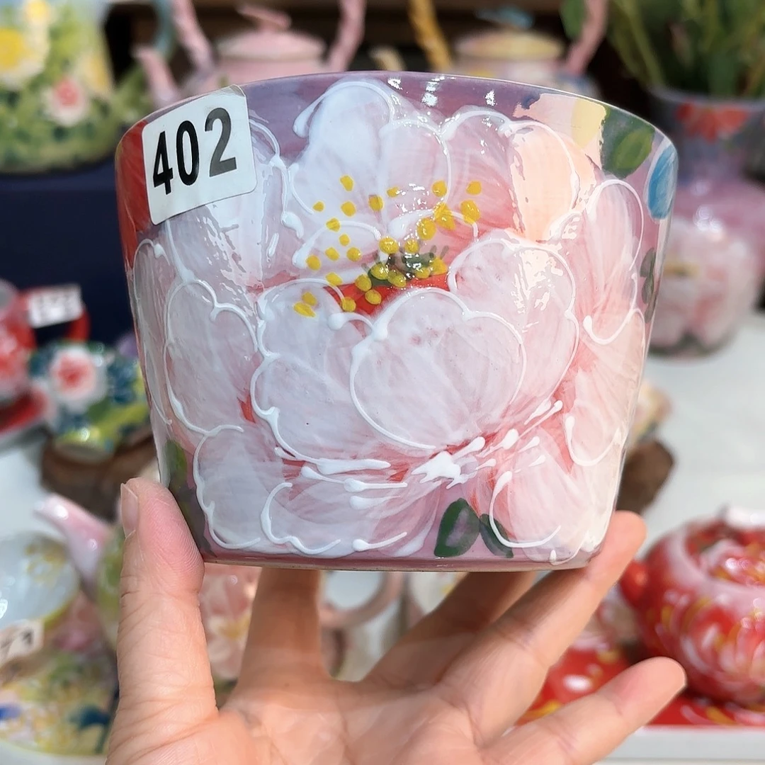 景德镇手绘高温釉下彩陶瓷茶具