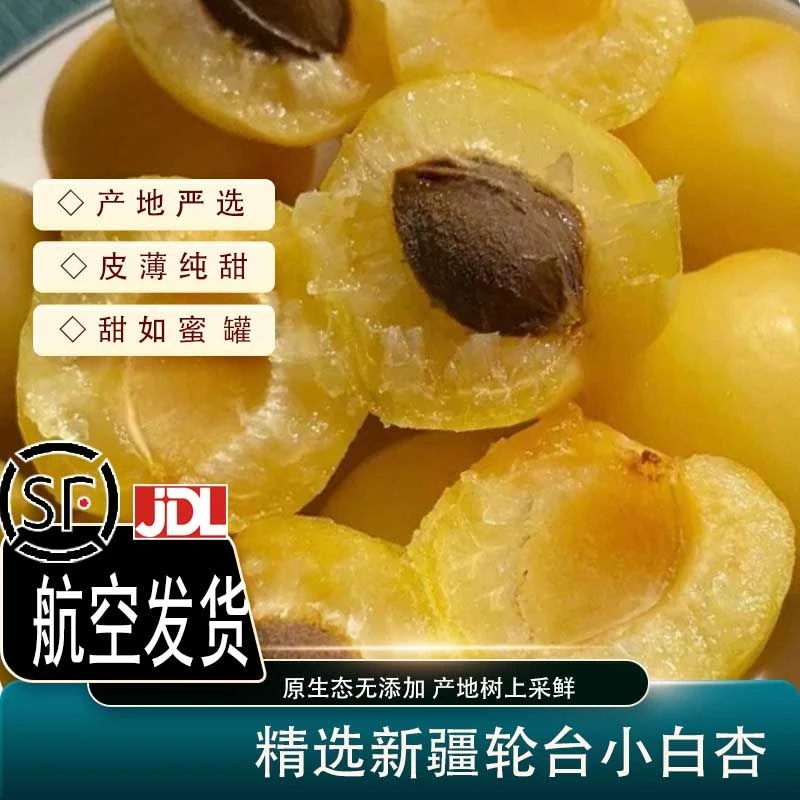 新疆原产地直发小白杏（升级版4斤）