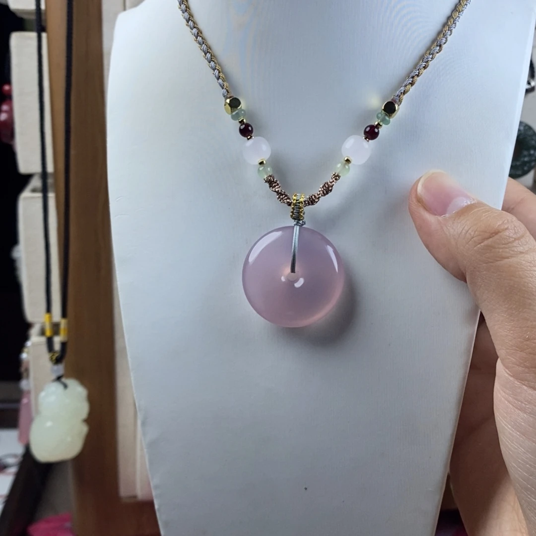 玛瑙/玉髓合金颈饰