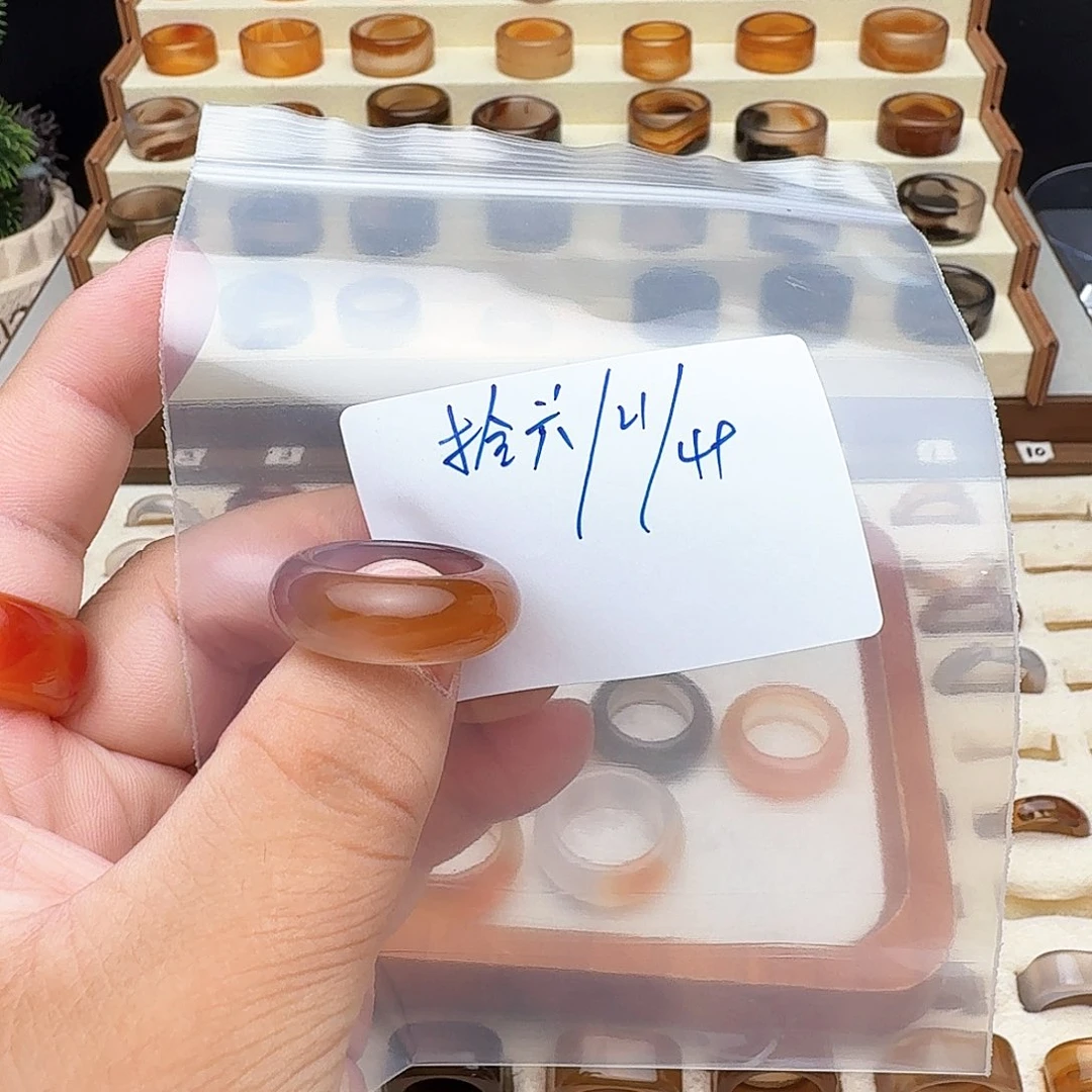 未镶嵌戒指玛瑙/玉髓