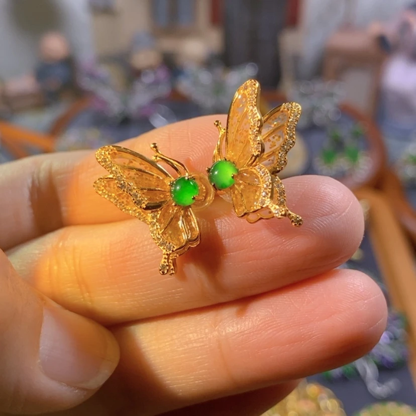 【闪购商品】银S925镶嵌挂件翡翠