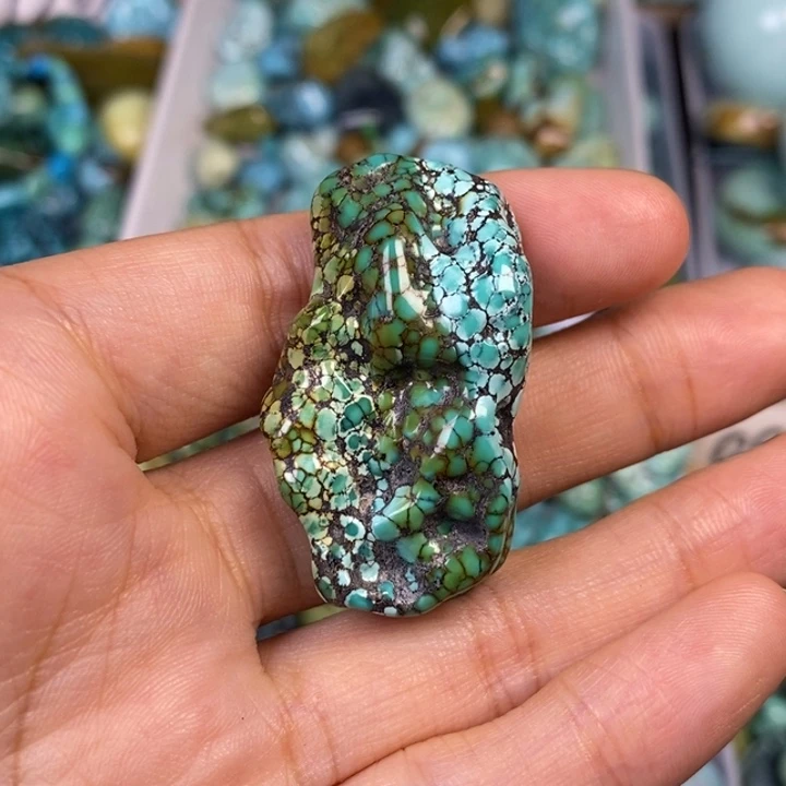 绿松石未镶嵌颈饰