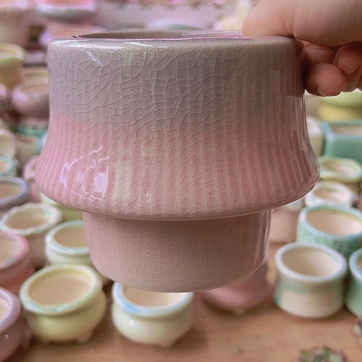 陶瓷花盆当场满12包邮