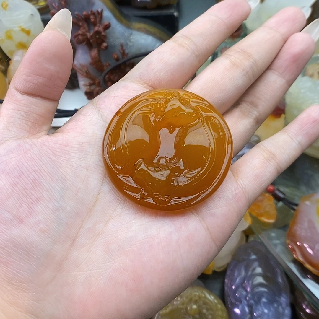 玛瑙/玉髓未镶嵌颈饰