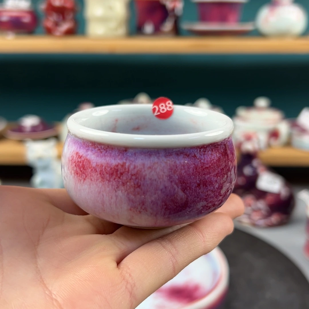 瓷片全品无暇主人杯纯手工