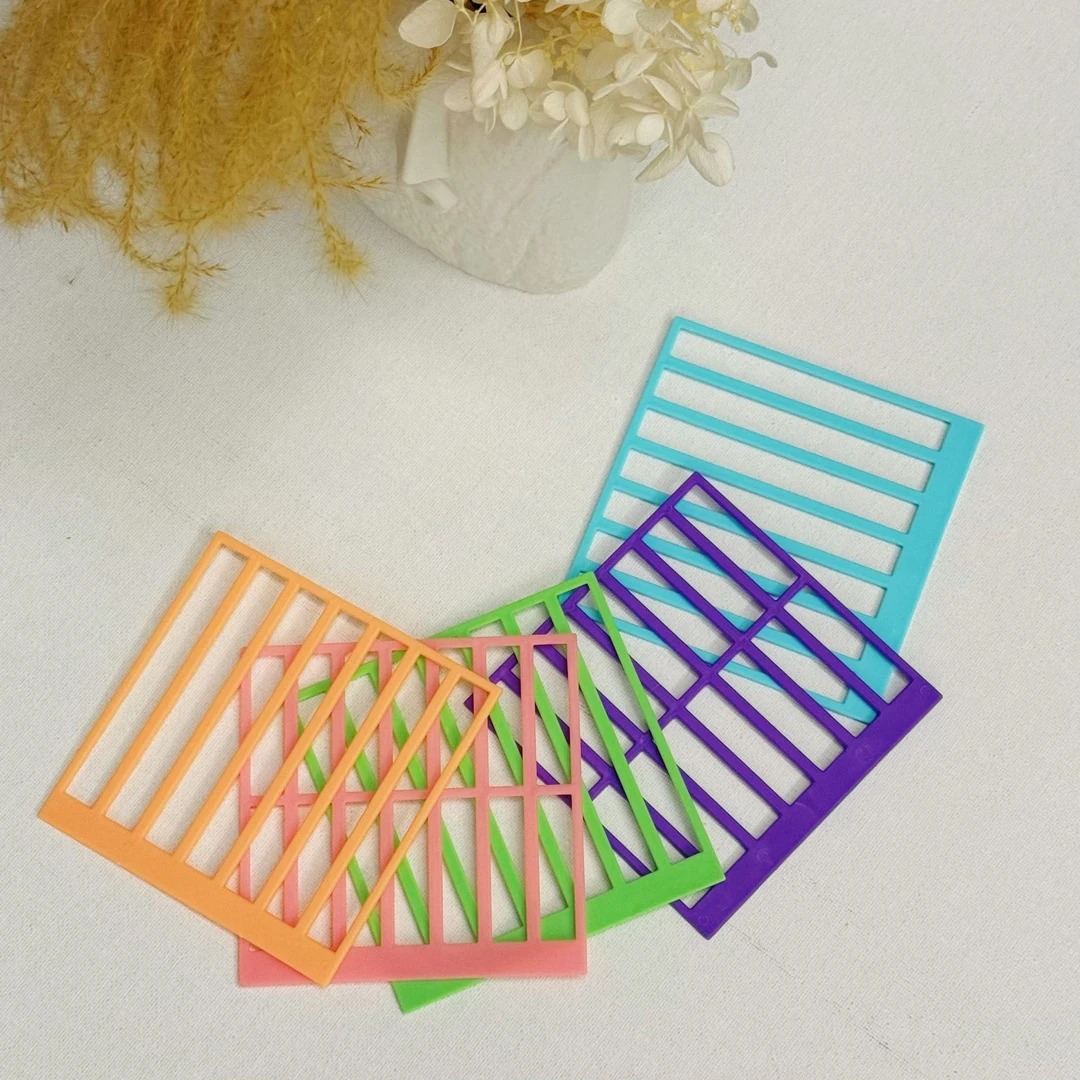 DC/蒂彩【网格尺】钻石画工具配件点钻金属周边加工彩色