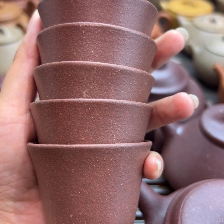 顺***辈茶壶紫砂紫泥杯子