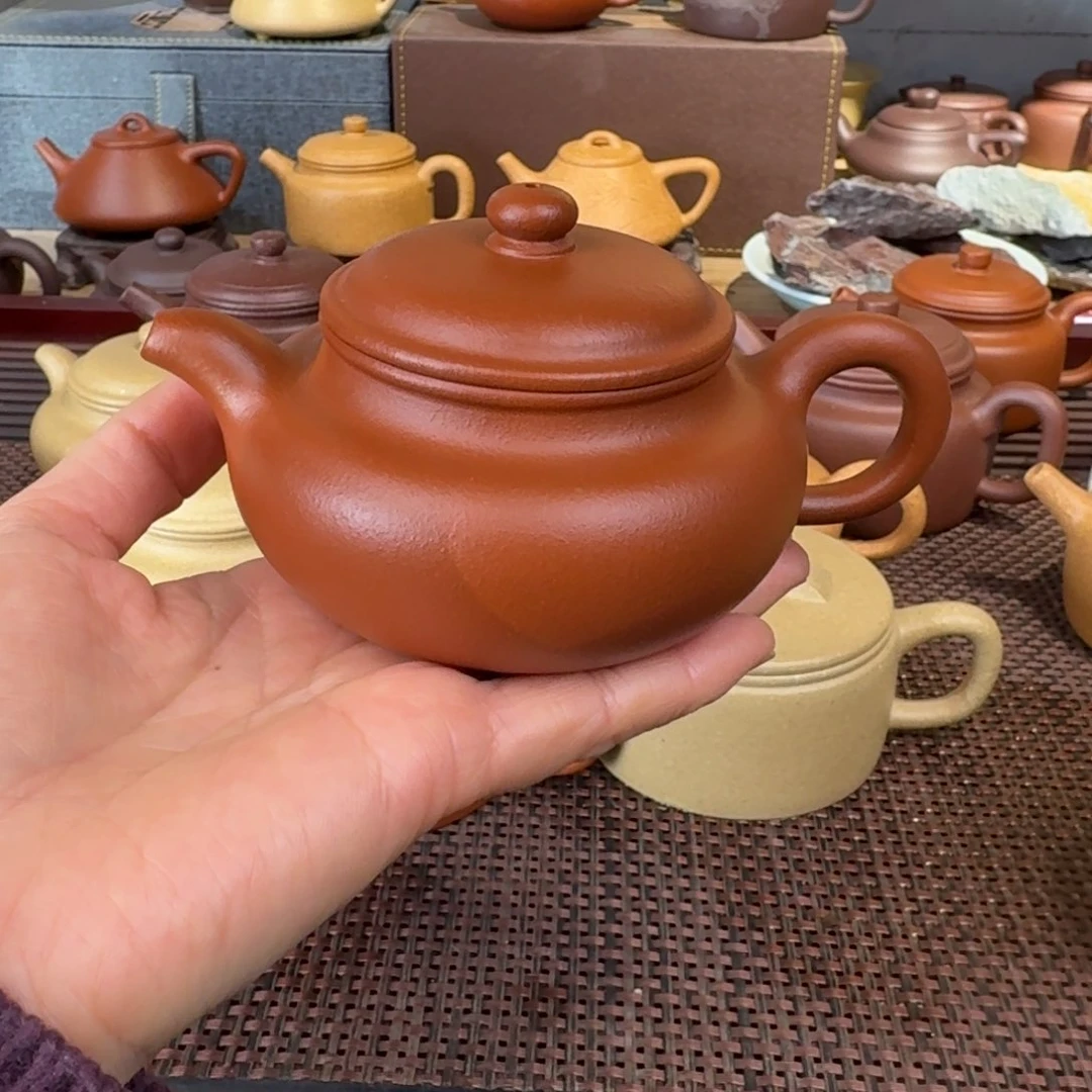 朱泥茶壶180毫升左右