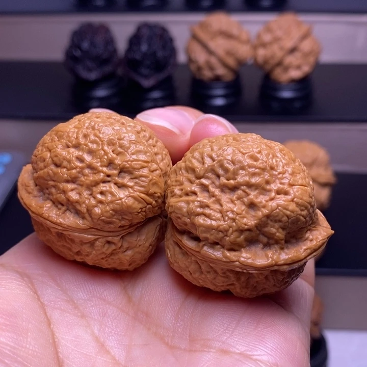 把件文玩核桃呱呱来财49