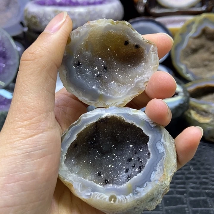 水晶蚕丝盆未镶嵌