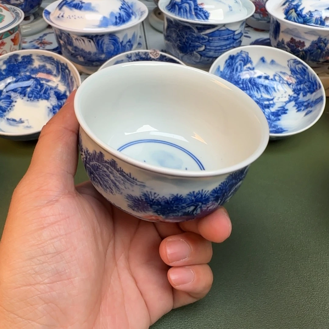 陶纯手工纯手绘茶具218
