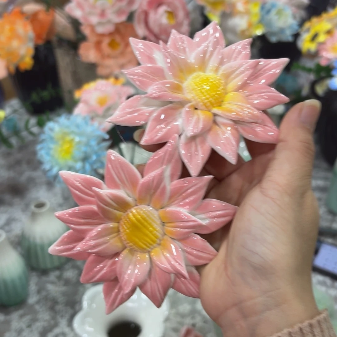 陶瓷花拍满20元发货，随意退款的拉黑