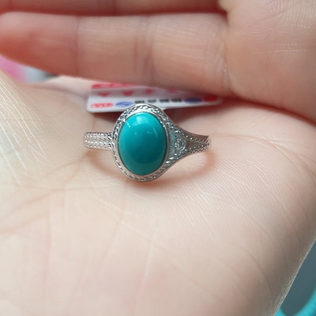 绿松石颈饰银S925镶嵌