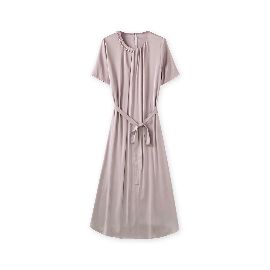 【北鱼专属】（左谜）新款桑蚕丝连衣裙CLY-BL2565