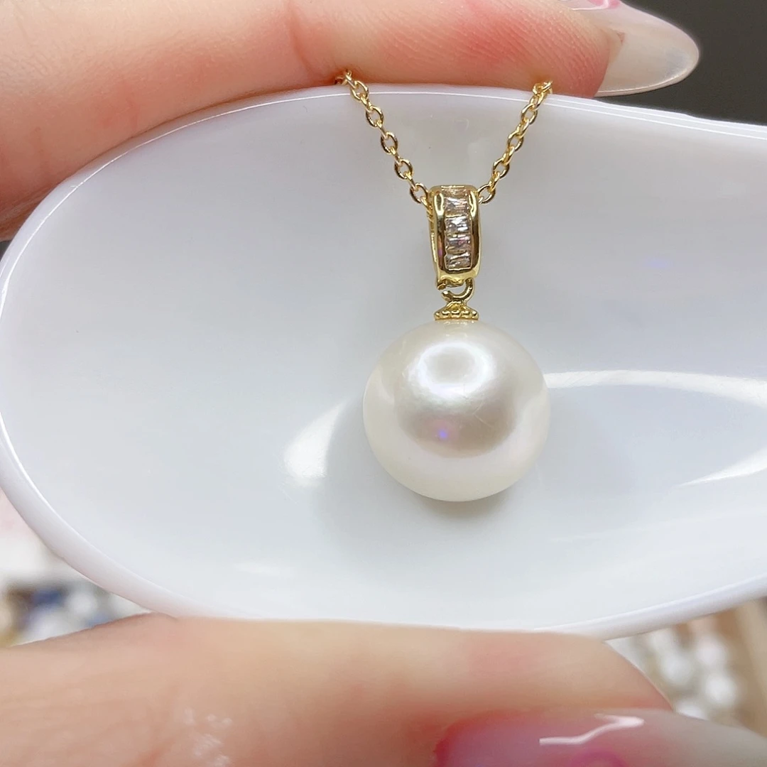 淡水珍珠未镶嵌吊坠(赠链)