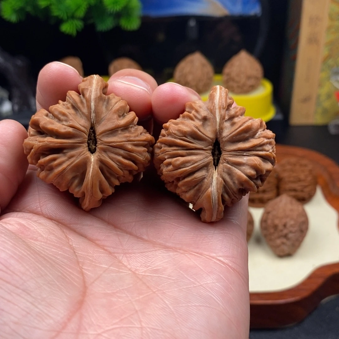 ****雨把件文玩核桃全品蓟县楼44