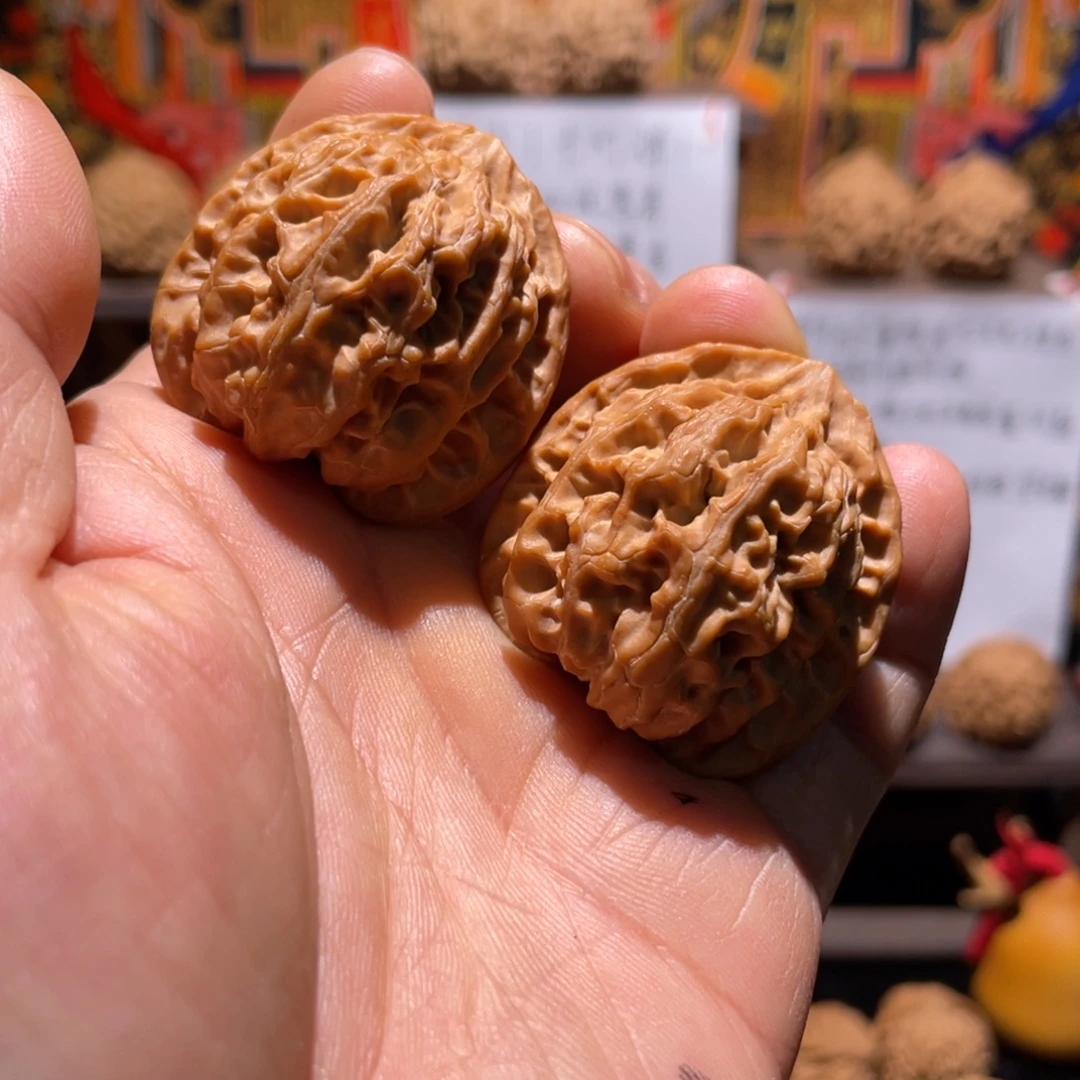 文玩核桃把件36尺苹果园