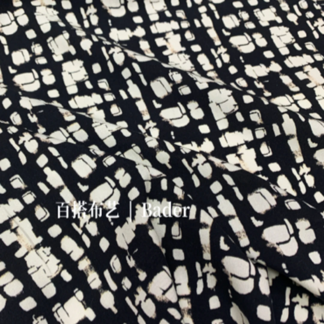 丝棉人棉印花春夏法式碎花连衣裙家居服茶歇裙制衣面料不退不换