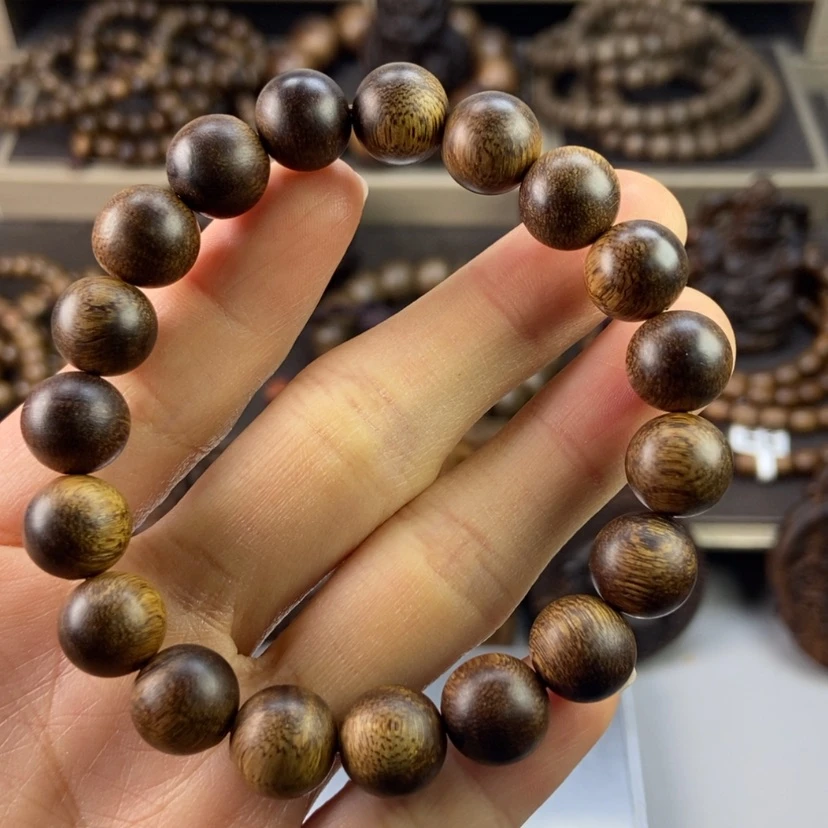 【闪购商品】沉香手串小*敢越南芽庄留疤白棋
