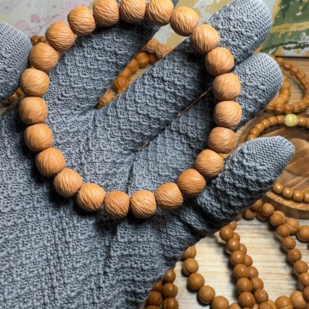 猴头核桃手串千刃云锦10mm